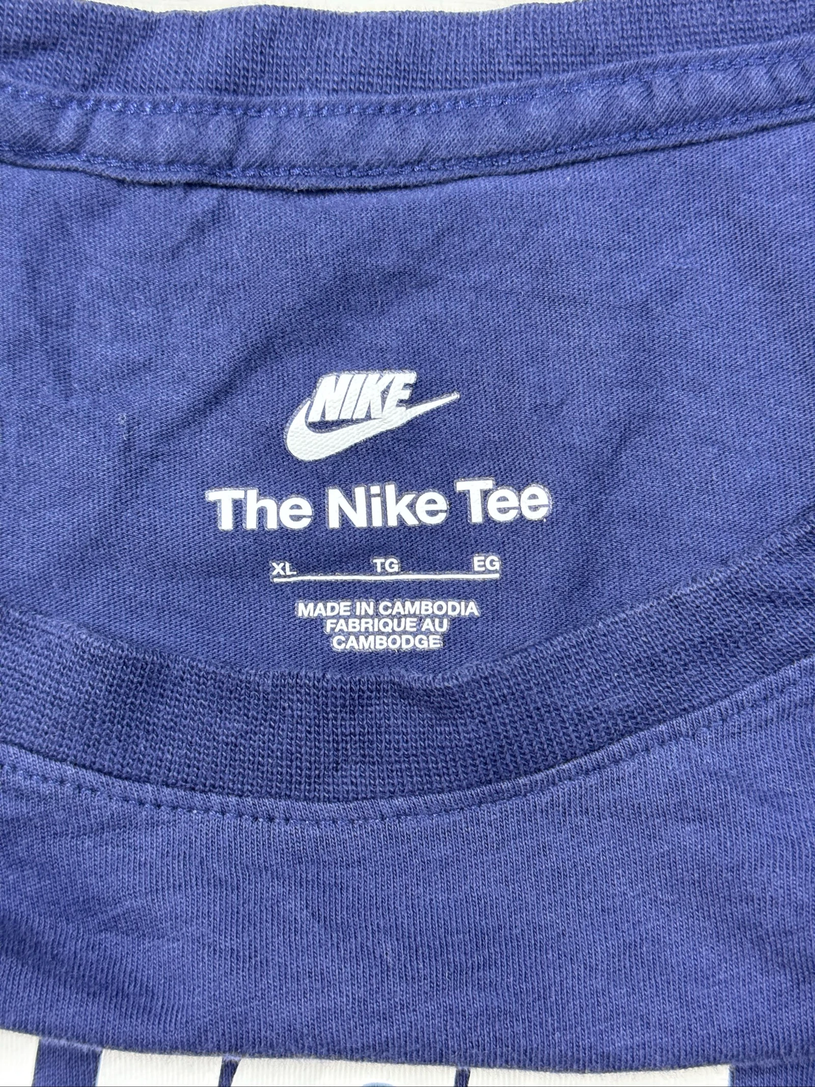 Nike Sportswear JDI Swoosh T-Shirt Bleu Marine XL AR5006-410 – photo 6